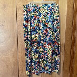 Floral Print Maxi Skirt